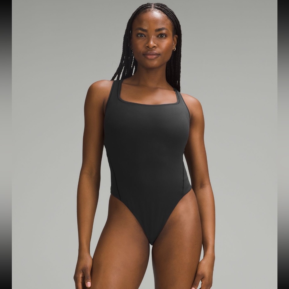 Lululemon Wundermost Ultra-soft Nulu Square-Neck Sleeveless Bodysuit